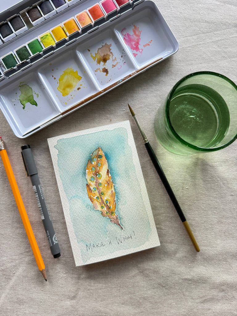 Watercolor Birthday Card
