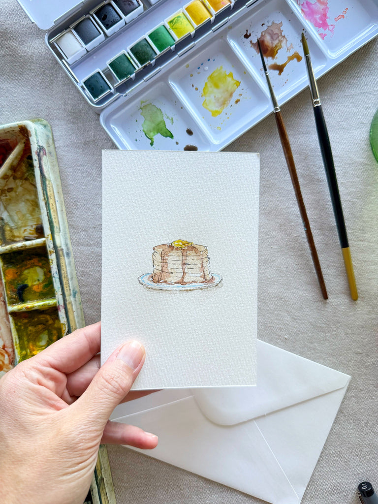 How to Paint a Card with Watercolor