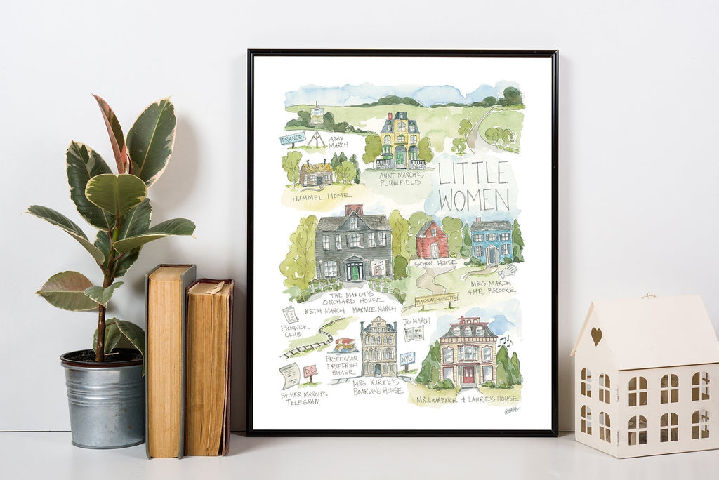 Little Women: From Sketchbook to Story Map