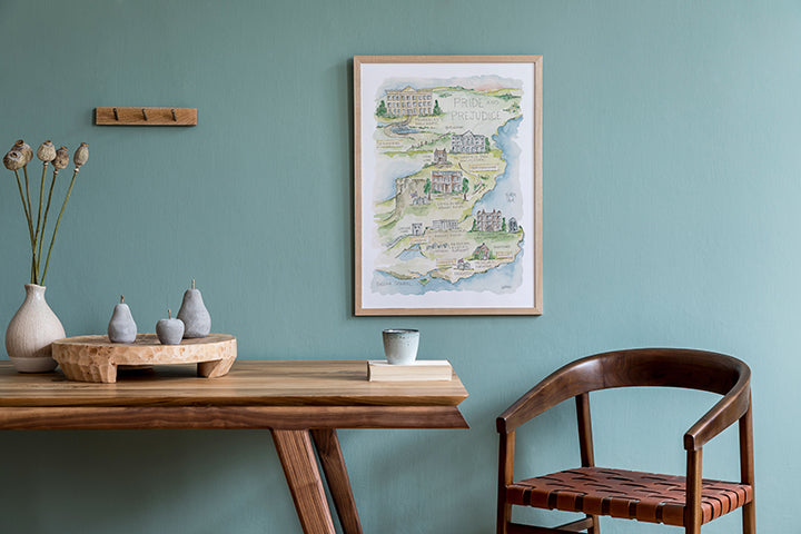 Pride and Prejudice: From Sketchbook to Story Map