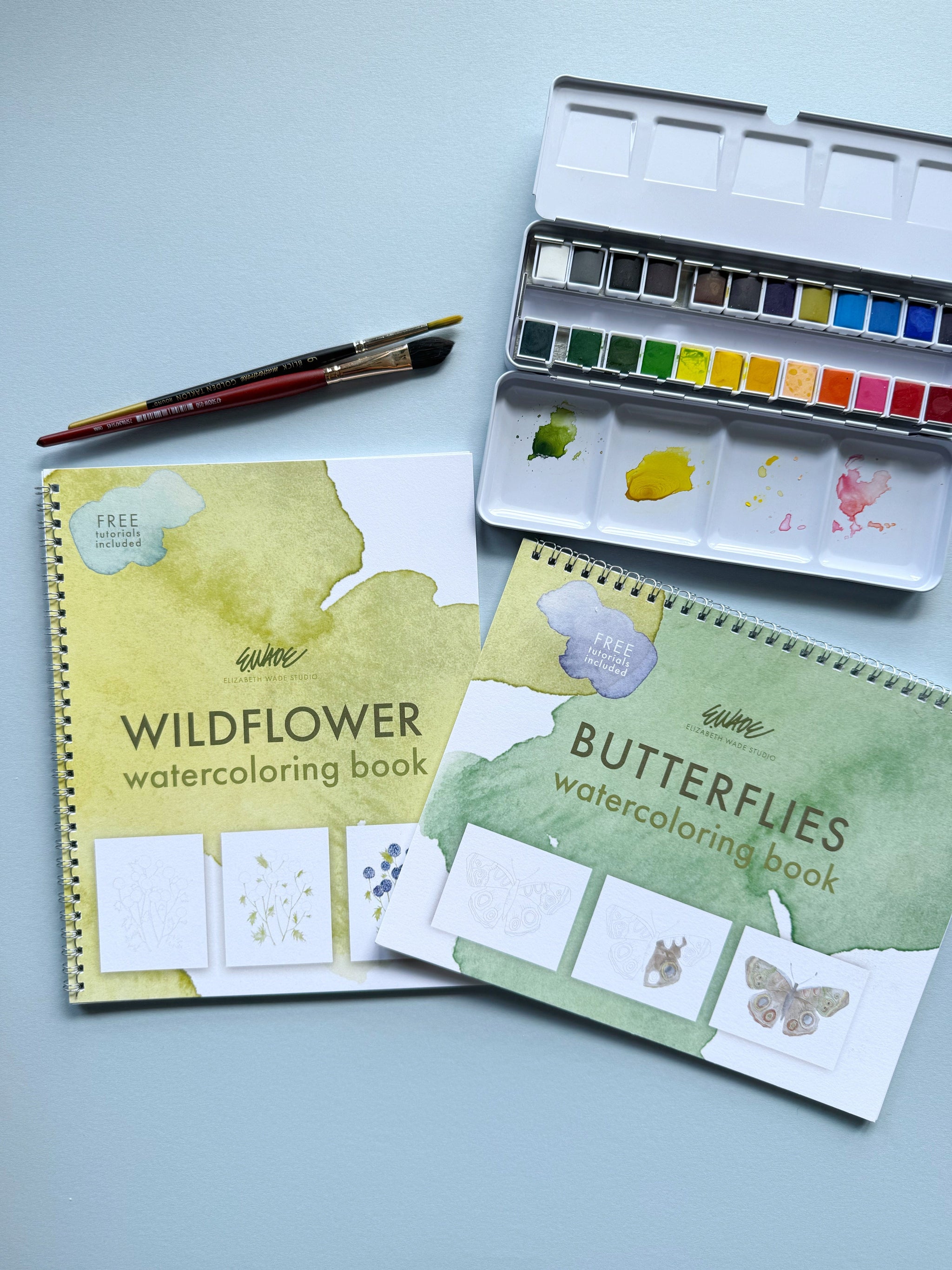 Watercoloring Book: Wildflowers