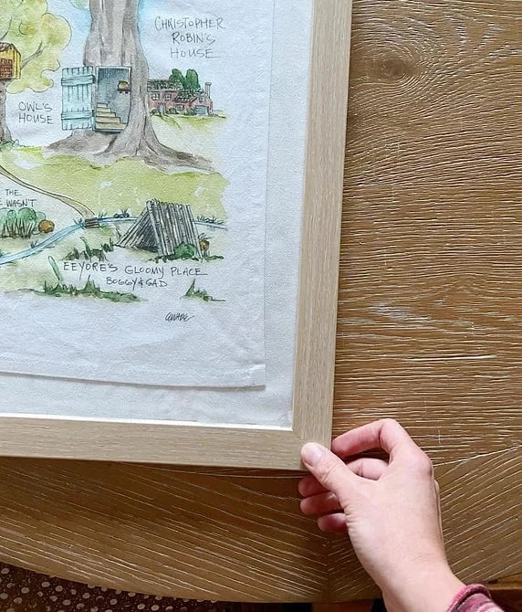 Maps Drawing Frame Framing