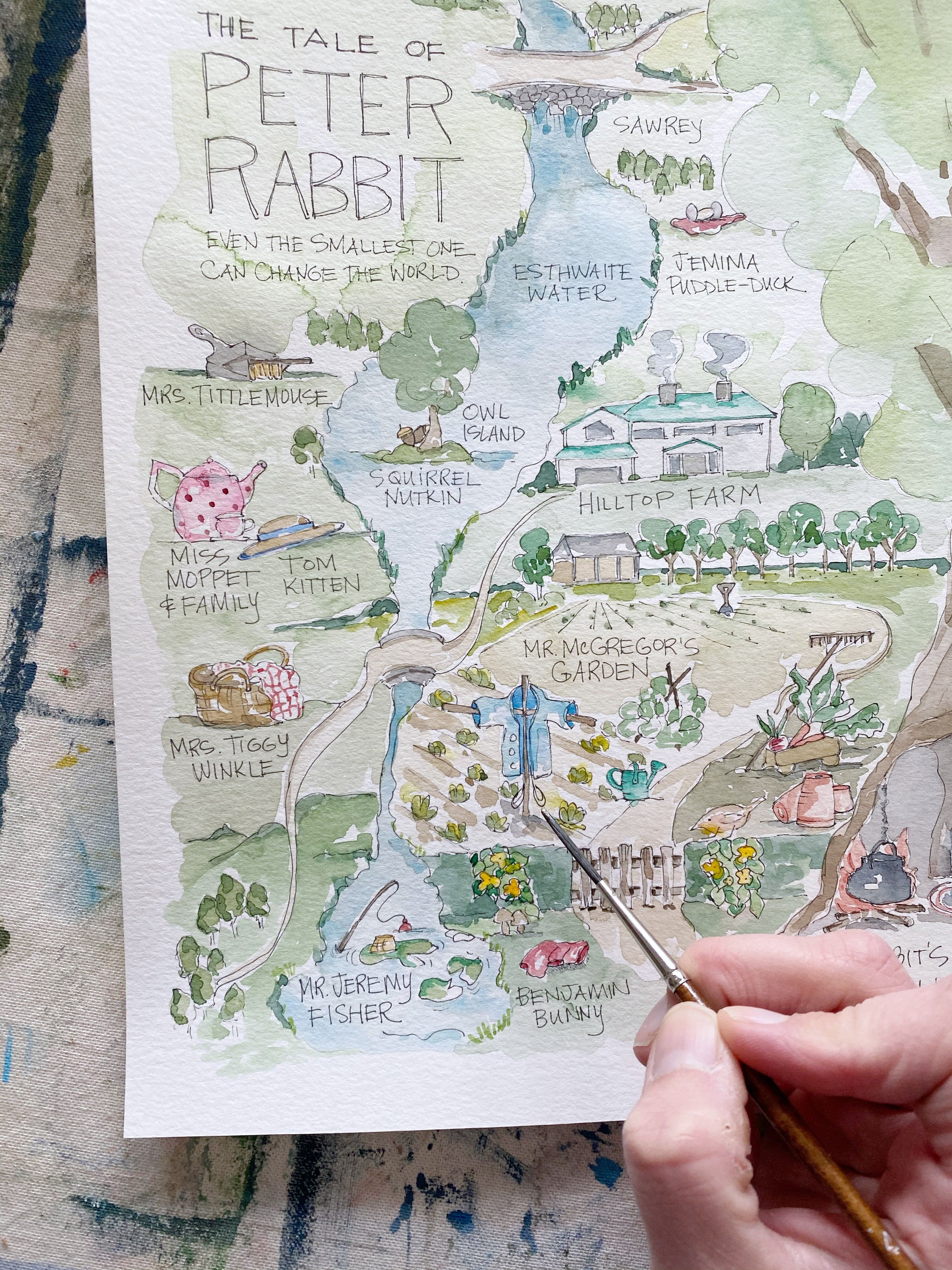 “Peter Rabbit Story Map