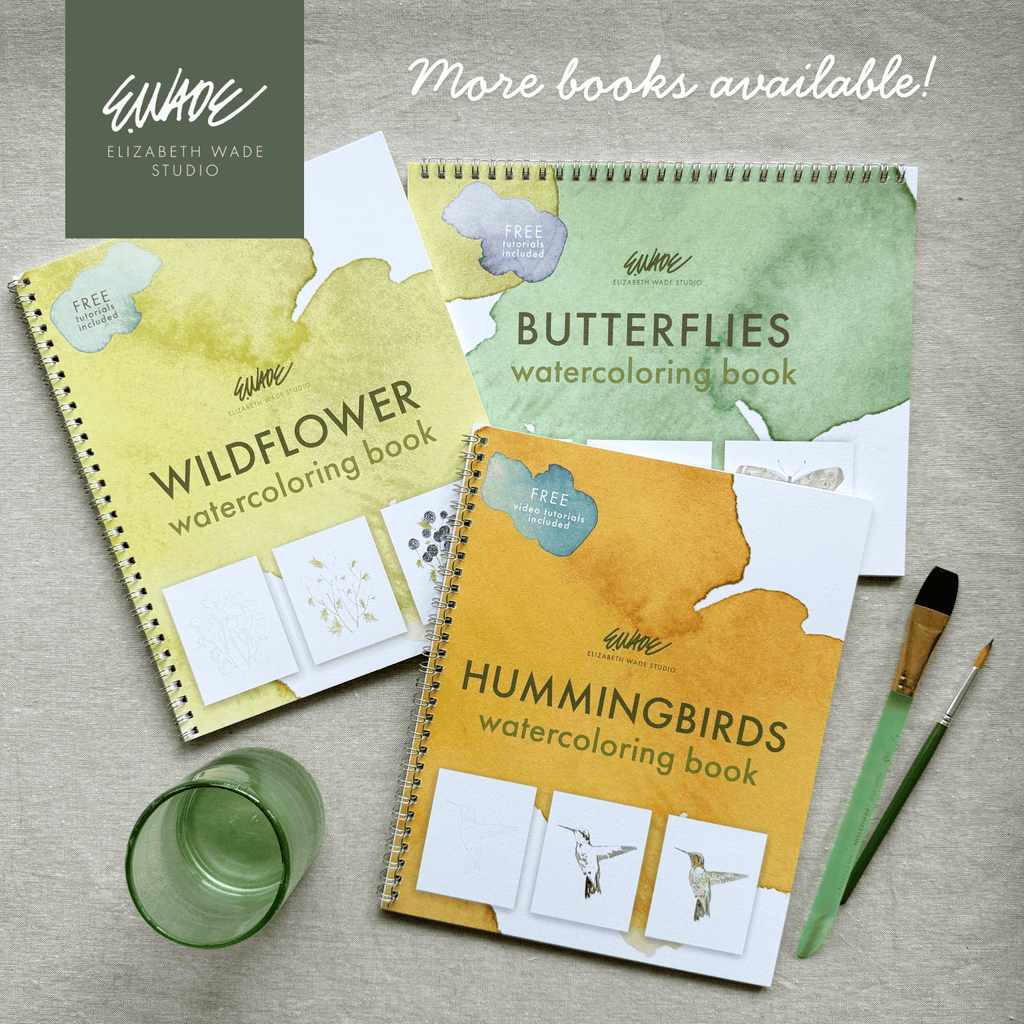 Watercoloring Book: Wildflowers