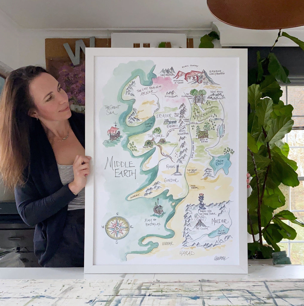 Watercolor Art Stories of your Favorite Books - Elizabeth Wade Studio