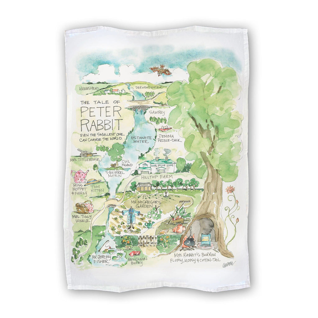 Watercolor Tea Towel Gift Peter Rabbit
