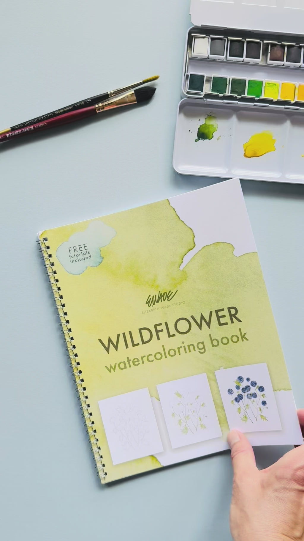 Watercoloring Book: Wildflowers