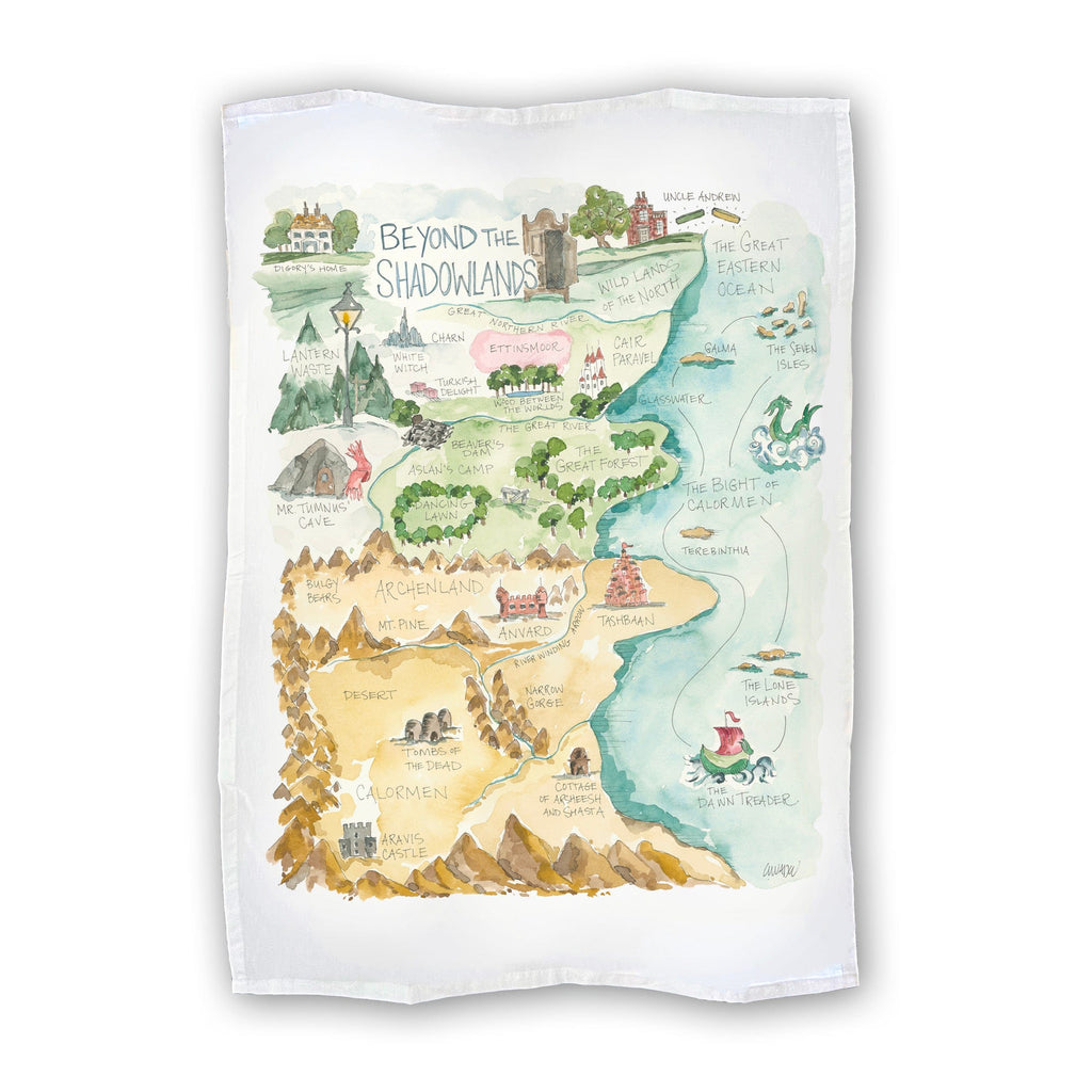 Shadowlands Tea Towel Gift Watercolor