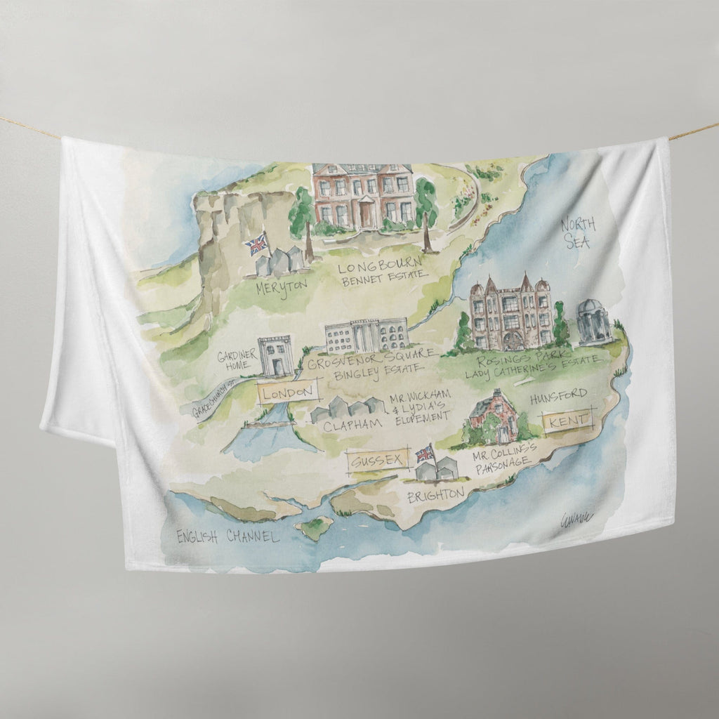 Pride and Prejudice Story Blanket