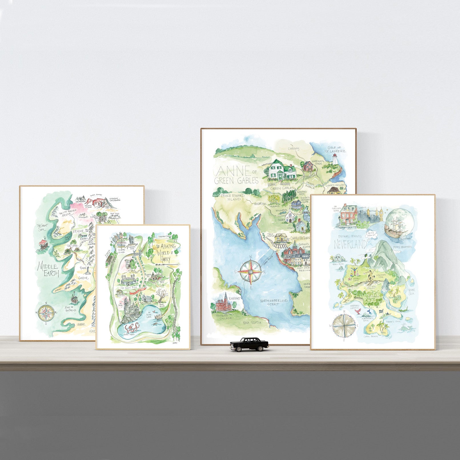 Perseus Story Map Print – Elizabeth Wade Studio
